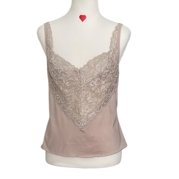 Vanity Fair Tops - Vintage Vanity Fair Lace Bib Camisole